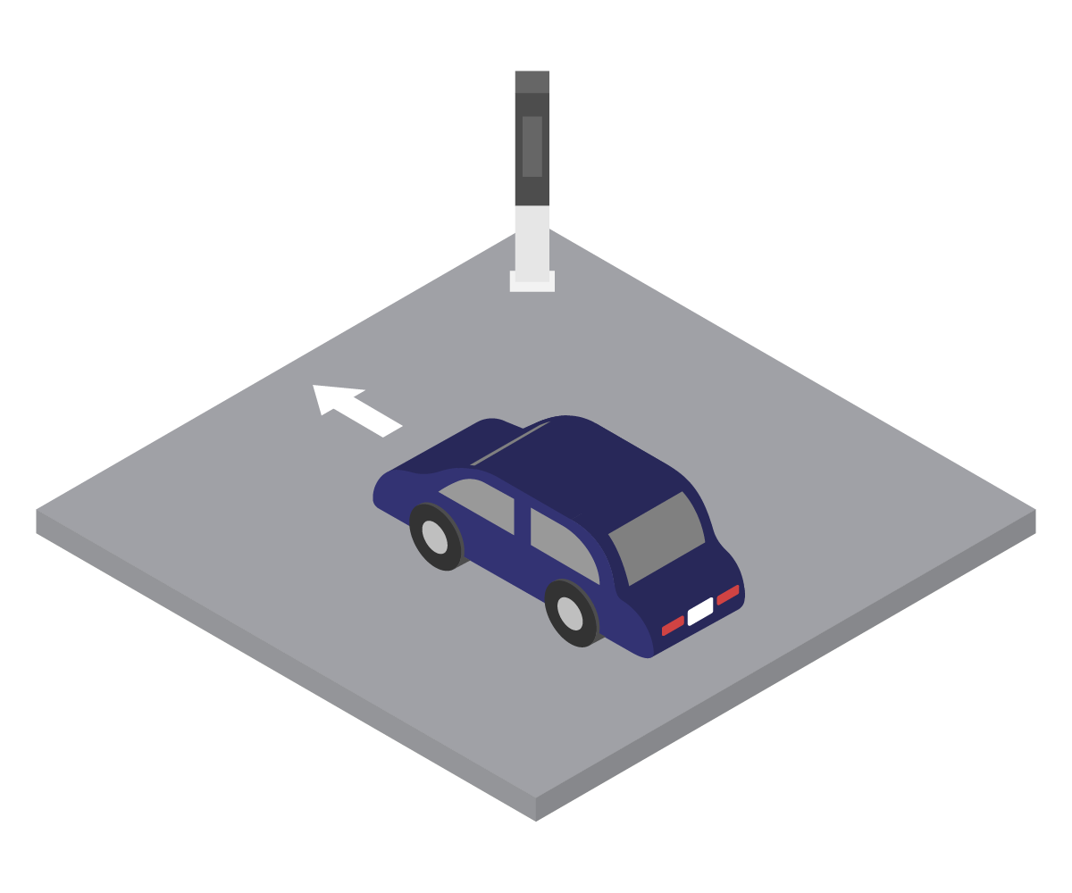 チケットレスゲートレス式駐車場機器