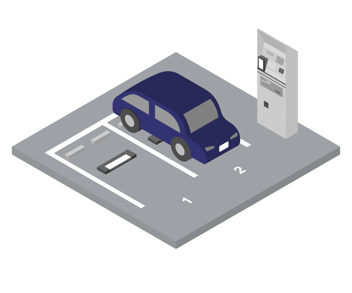フラップ式駐車場機器